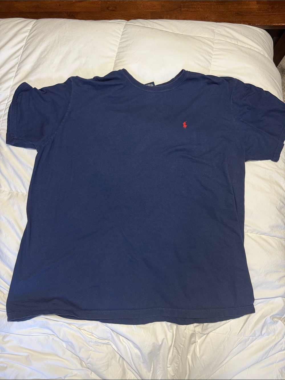 Polo by Ralph Lauren Navy Short Sleeve Tee with Red Pony